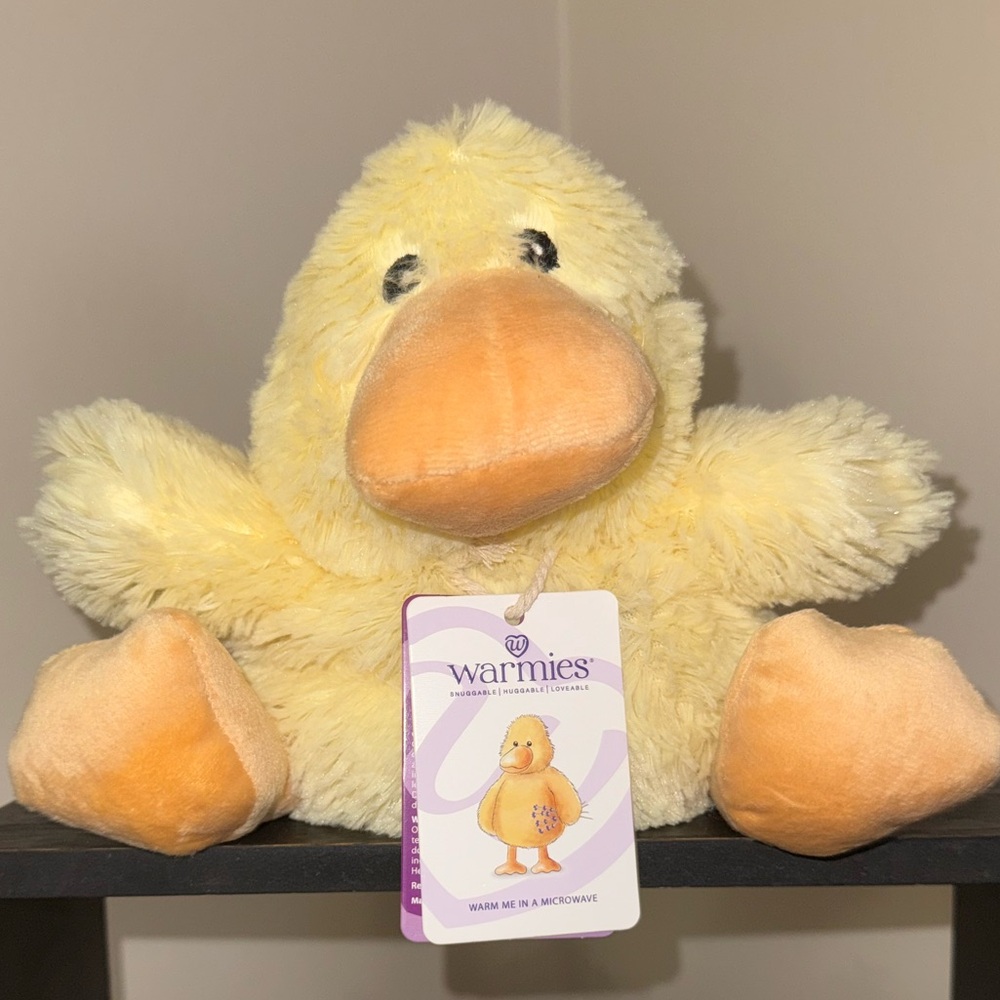 Warmies Weighted Heatable Duck Plush